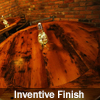Custom Hand Made Reclaimed Wood Restaurant Tables with Epoxy Resin Finish